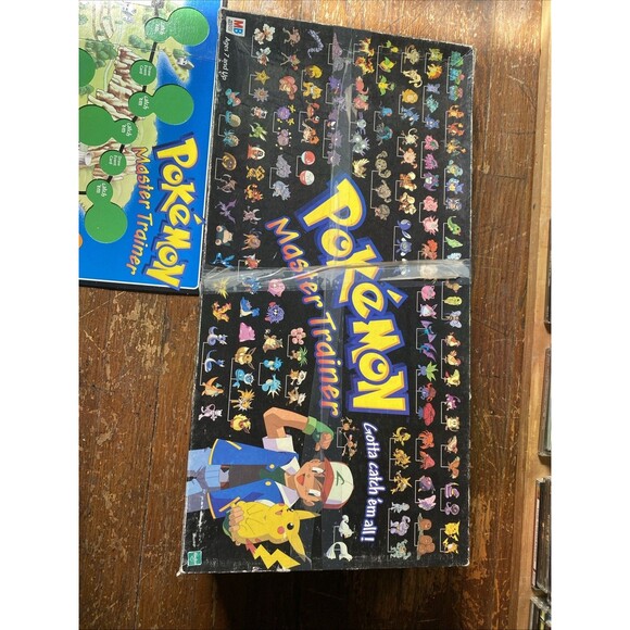 Pokemon Master Trainer Board Game Vintage Hasbro 95% Complete 1999 RARE - Picture 4 of 8
